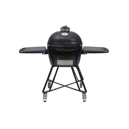 Primo Junior Charcoal All-In-One Grill – Premium Ceramic Kamado Grill for BBQ, Roasting & Smoking | Compact Outdoor Cooker