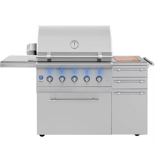 Encore Hybrid Grill – American Made Grills – 110,000-176,000 BTU, Multi-Fuel, 36-54 Inch
