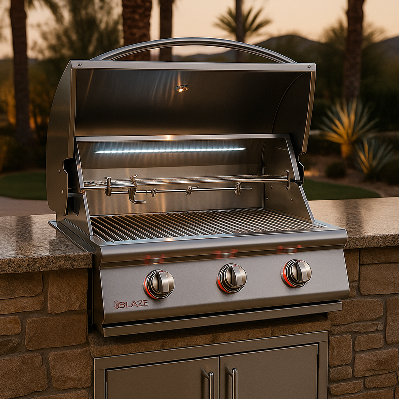 Blaze Professional LUX 34-Inch 3-Burner Built-In Gas Grill