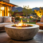 Elementi Granville Concrete Fire Pit Table