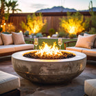 Elementi Granville Concrete Fire Pit Table