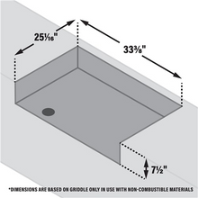 Blackstone 28” Deep Drop-in Griddle with Hood