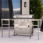 Select 36” Griddle Air Fryer Combo with Dual Side Tables and Storage Drawers