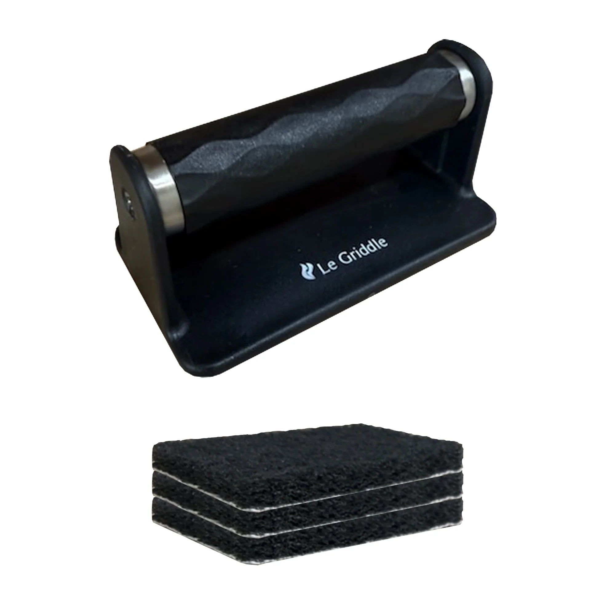 Le Griddle Cleaning Handle with 3 Scour Pads