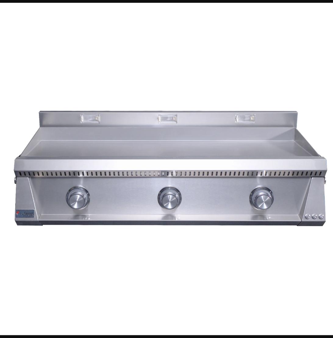 Le Griddle Pro Series 105 - 3 Burner Gas Griddle with Interior Lights (3mm)