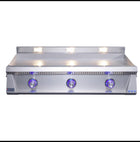 Le Griddle Pro Series 105 - 3 Burner Gas Griddle with Interior Lights (6mm)