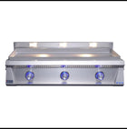 Le Griddle Pro Series 105 - 3 Burner Gas Griddle with Interior Lights (6mm)