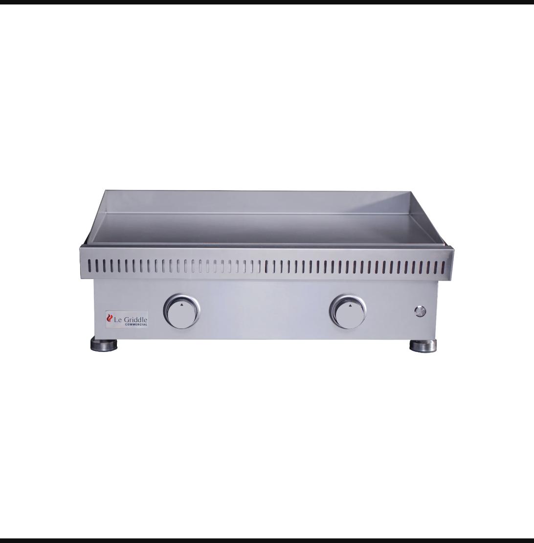Le Griddle Commercial 75 - 2 Burner Gas Griddle (3mm)
