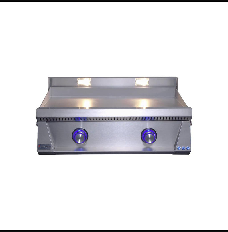 Le Griddle Pro Series 75 - 2 Burner Gas Griddle with Interior Lights (3mm)